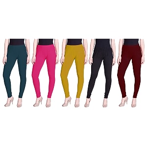 lyra pack of 3 women full length churidar leggings