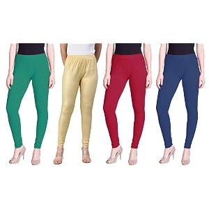lyra pack of 3 women full length churidar leggings