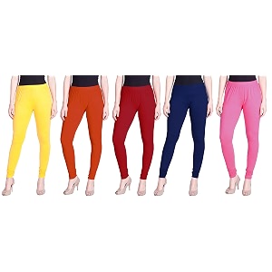 lyra pack of 3 women full length churidar leggings