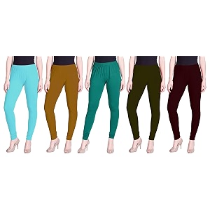 lyra pack of 3 women full length churidar leggings