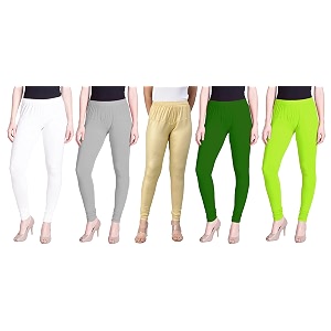 lyra pack of 3 women full length churidar leggings