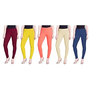 lyra pack of 3 women full length churidar leggings