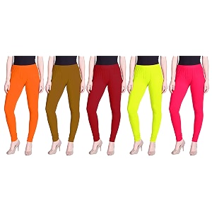 lyra pack of 3 women full length churidar leggings