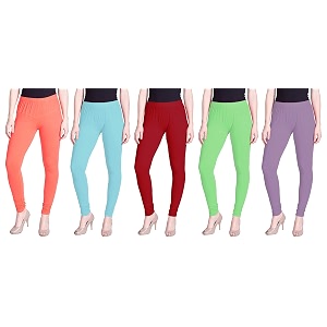 lyra pack of 3 women full length churidar leggings