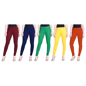 lyra pack of 3 women full length churidar leggings