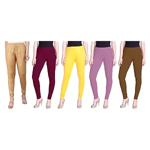 lyra pack of 3 women full length churidar leggings