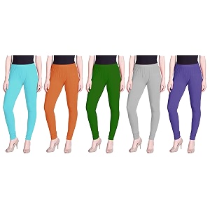 lyra pack of 3 women full length churidar leggings