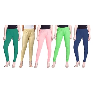 lyra pack of 3 women full length churidar leggings