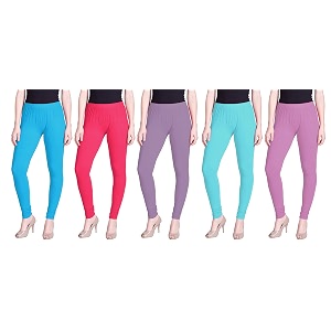 lyra pack of 3 women full length churidar leggings