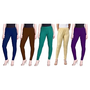 lyra pack of 3 women full length churidar leggings