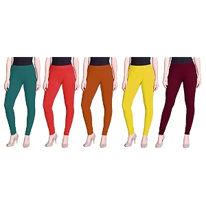 lyra pack of 3 women full length churidar leggings
