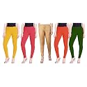 Lyra Pack of 3 Women Full Length Churidar Leggings