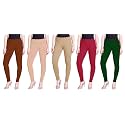 Lyra Pack of 3 Women Full Length Churidar Leggings