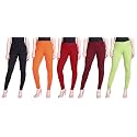 Lyra Pack of 3 Women Full Length Churidar Leggings
