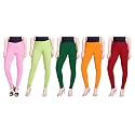 Lyra Pack of 3 Women Full Length Churidar Leggings