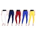 Lyra Pack of 3 Women Full Length Churidar Leggings