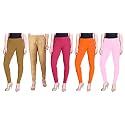 Lyra Pack of 3 Women Full Length Churidar Leggings