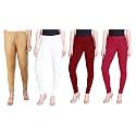 Lyra Pack of 3 Women Full Length Churidar Leggings