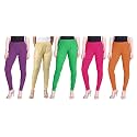 Lyra Pack of 3 Women Full Length Churidar Leggings