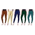 Lyra Pack of 3 Women Full Length Churidar Leggings