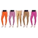 Lyra Pack of 3 Women Full Length Churidar Leggings