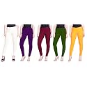 Lyra Pack of 3 Women Full Length Churidar Leggings