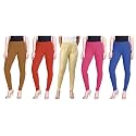 Lyra Pack of 3 Women Full Length Churidar Leggings