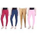 Lyra Pack of 3 Women Full Length Churidar Leggings