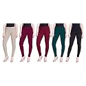 Lyra Pack of 3 Women Full Length Churidar Leggings