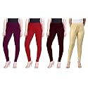 Lyra Pack of 3 Women Full Length Churidar Leggings