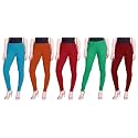 Lyra Pack of 3 Women Full Length Churidar Leggings