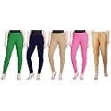 Lyra Pack of 3 Women Full Length Churidar Leggings