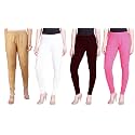 Lyra Pack of 3 Women Full Length Churidar Leggings