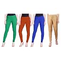 Lyra Pack of 3 Women Full Length Churidar Leggings