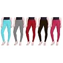 Lyra Pack of 3 Women Full Length Churidar Leggings