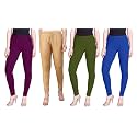 Lyra Pack of 3 Women Full Length Churidar Leggings
