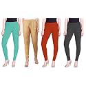 Lyra Pack of 3 Women Full Length Churidar Leggings
