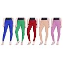 Lyra Pack of 3 Women Full Length Churidar Leggings