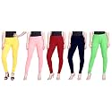 Lyra Pack of 3 Women Full Length Churidar Leggings