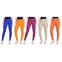 Lyra Pack of 3 Women Full Length Churidar Leggings