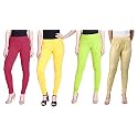 Lyra Pack of 3 Women Full Length Churidar Leggings