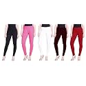 Lyra Pack of 3 Women Full Length Churidar Leggings