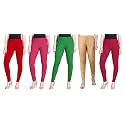 Lyra Pack of 3 Women Full Length Churidar Leggings