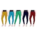 Lyra Pack of 3 Women Full Length Churidar Leggings