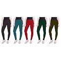 Lyra Pack of 3 Women Full Length Churidar Leggings