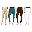 Lyra Pack of 3 Women Full Length Churidar Leggings