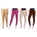 Lyra Pack of 3 Women Full Length Churidar Leggings
