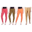 Lyra Pack of 3 Women Full Length Churidar Leggings