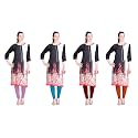 Lyra Pack of 3 Women Full Length Churidar Leggings