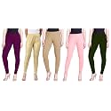 Lyra Pack of 3 Women Full Length Churidar Leggings